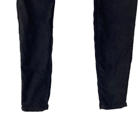GOOD AMERICAN Pants Good Legs Faux Suede Black - Picture 4 of 8